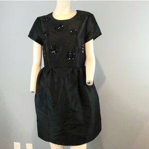 Kate Spade Jeweled  Black Dress Sz 6